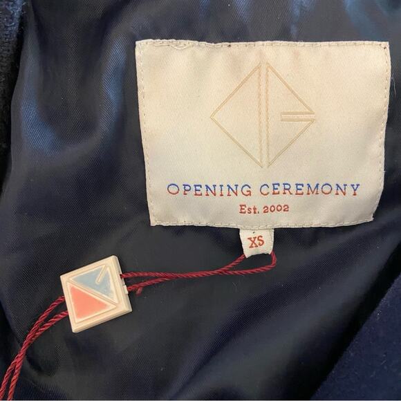 Opening Ceremony Varsity letterman’s Jacket Size XS wool/leather - Picture 9 of 11